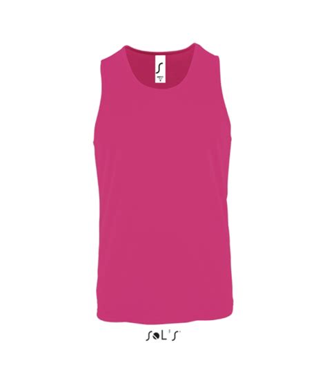 roze tanktop heren